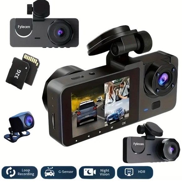 Other - Dash Camera 4K Front & Rear Infrared Night Vision & 32GB SD Card
